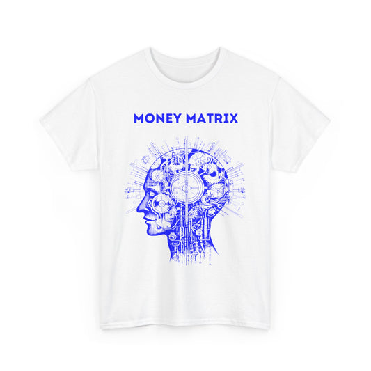 Money Matrix AI Tee - Blue