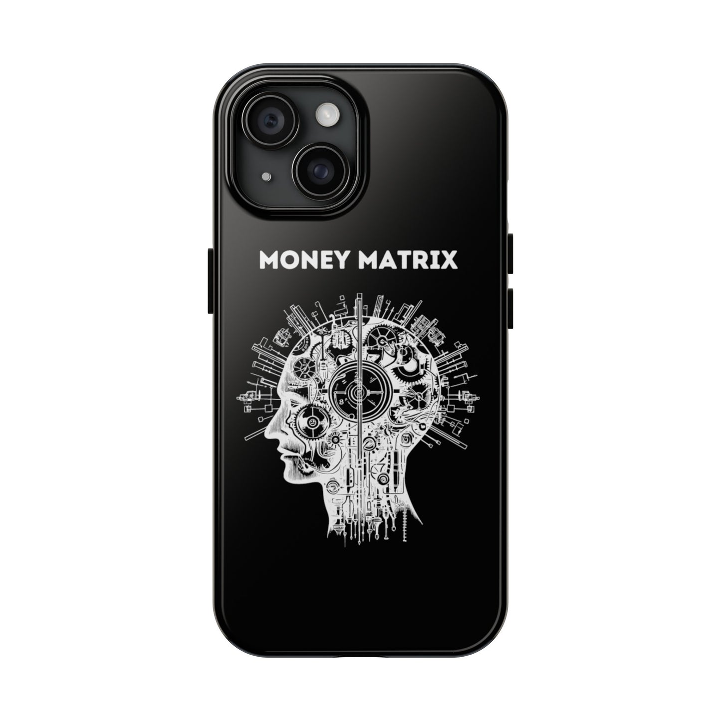 Money Matrix AI Black and White Tough Phone Case