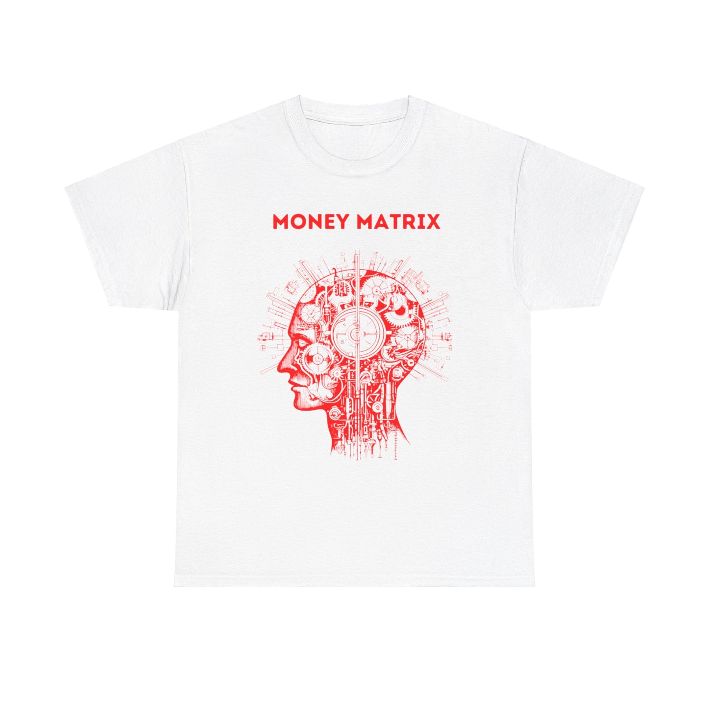 Money Matrix AI Tee - Red