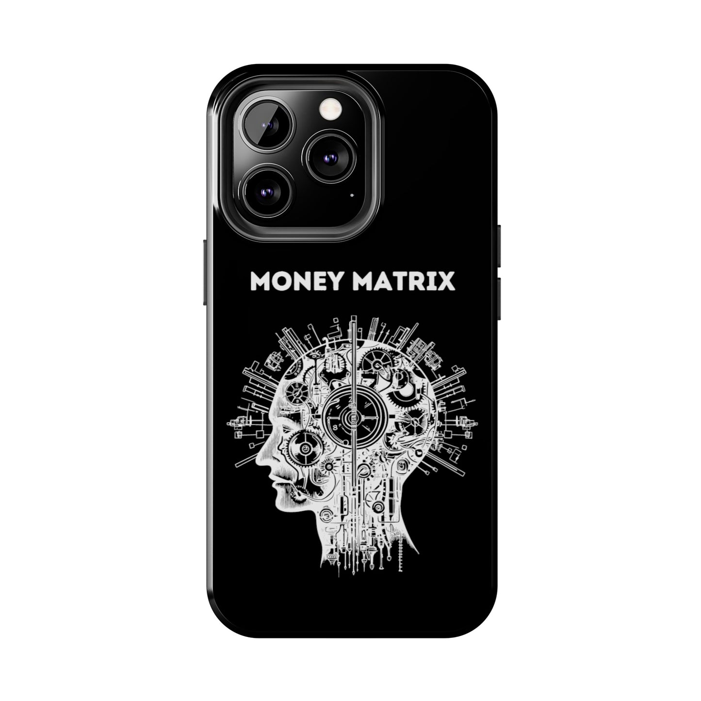 Money Matrix AI Black and White Tough Phone Case