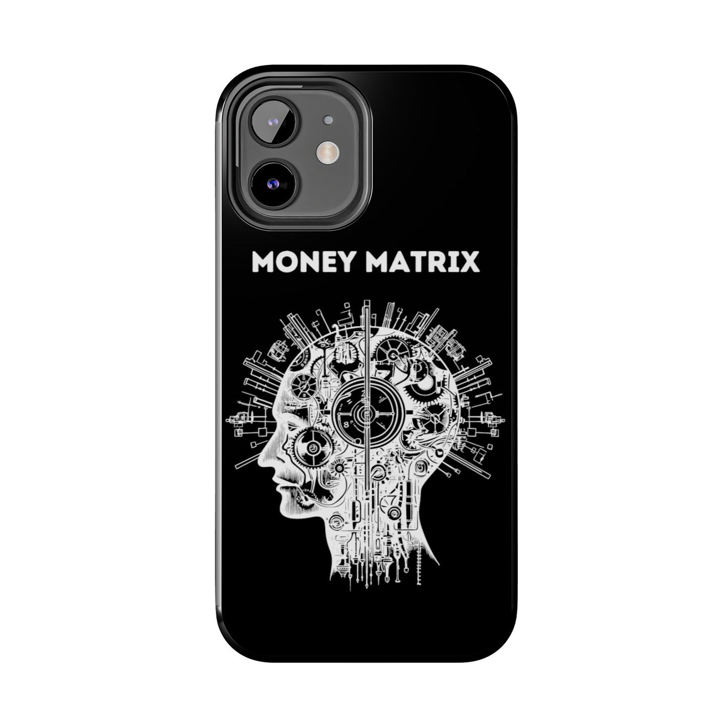 Money Matrix AI Black and White Tough Phone Case