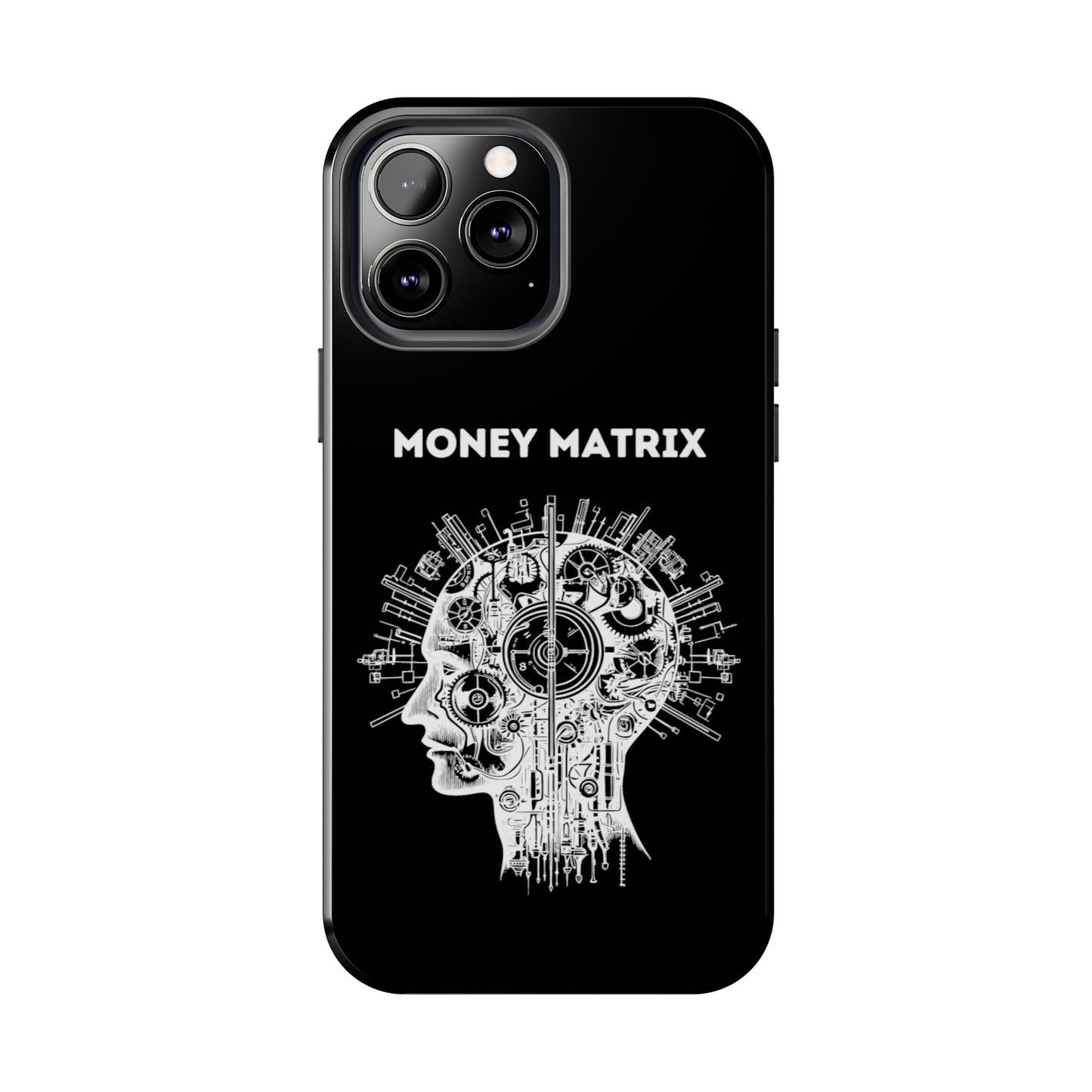 Money Matrix AI Black and White Tough Phone Case