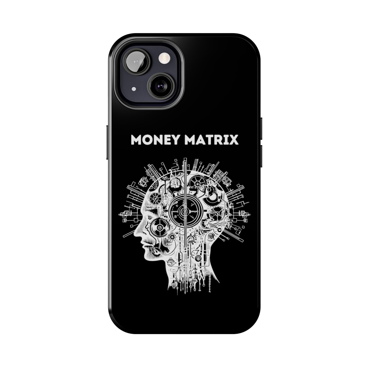 Money Matrix AI Black and White Tough Phone Case