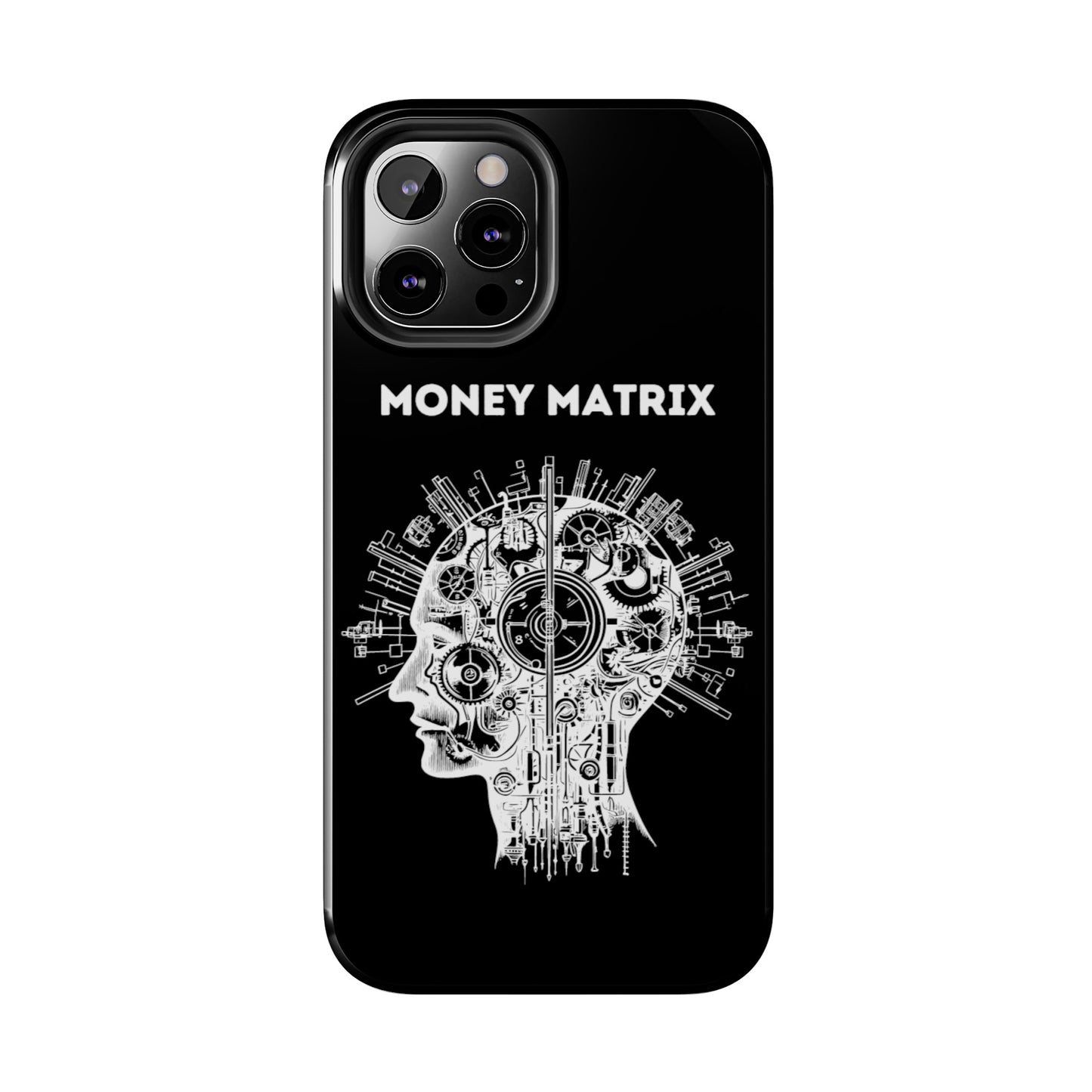 Money Matrix AI Black and White Tough Phone Case