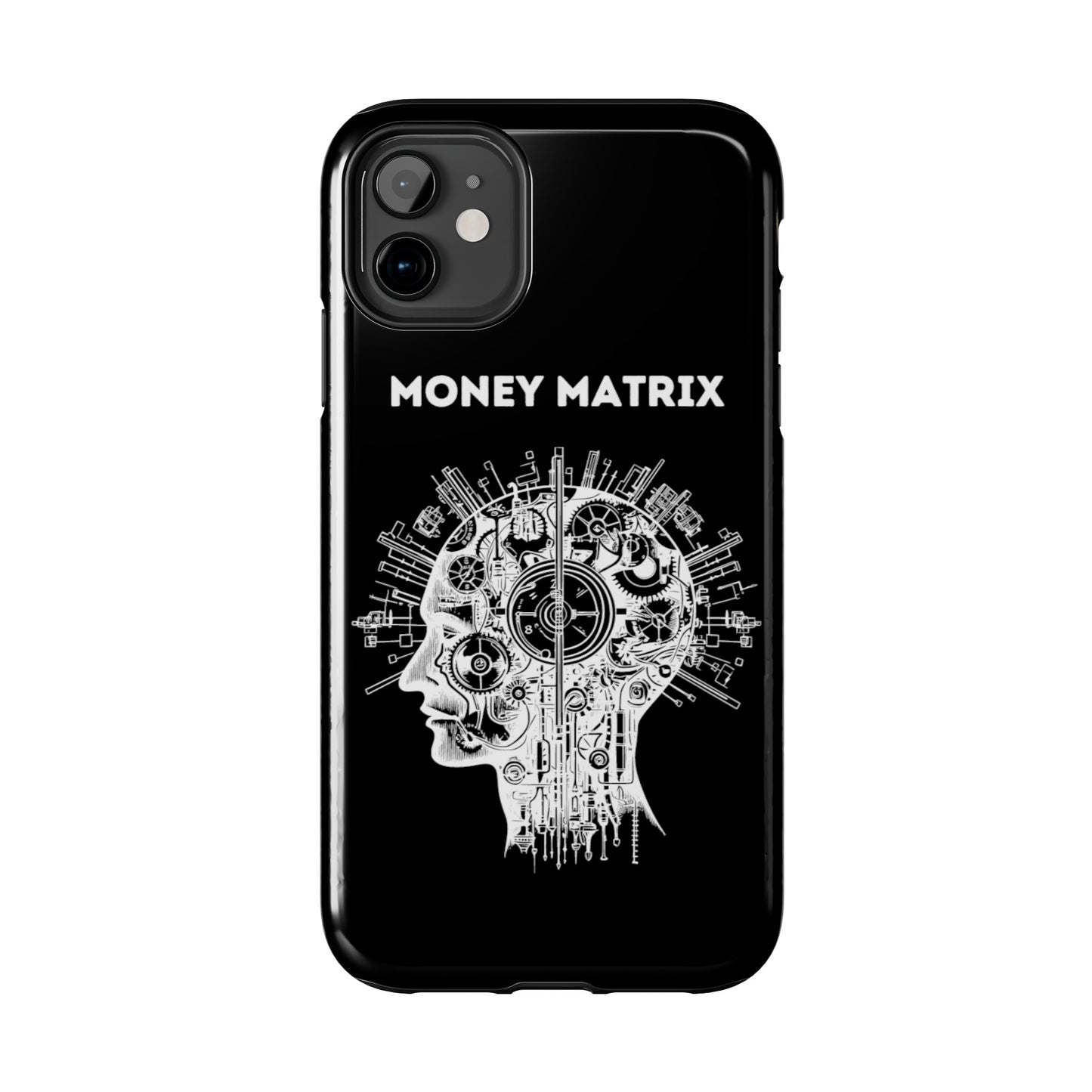 Money Matrix AI Black and White Tough Phone Case