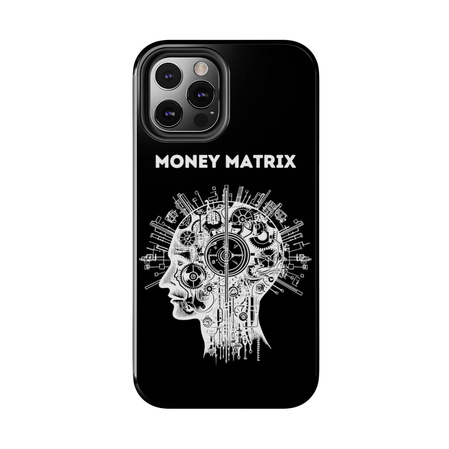 Money Matrix AI Black and White Tough Phone Case