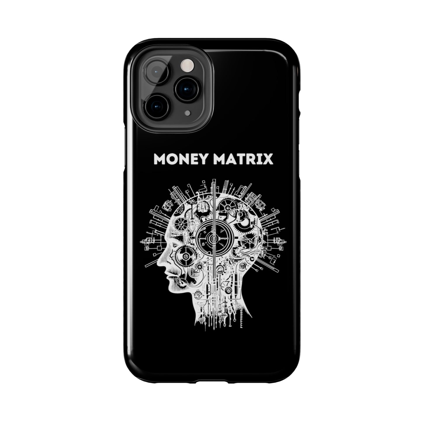 Money Matrix AI Black and White Tough Phone Case