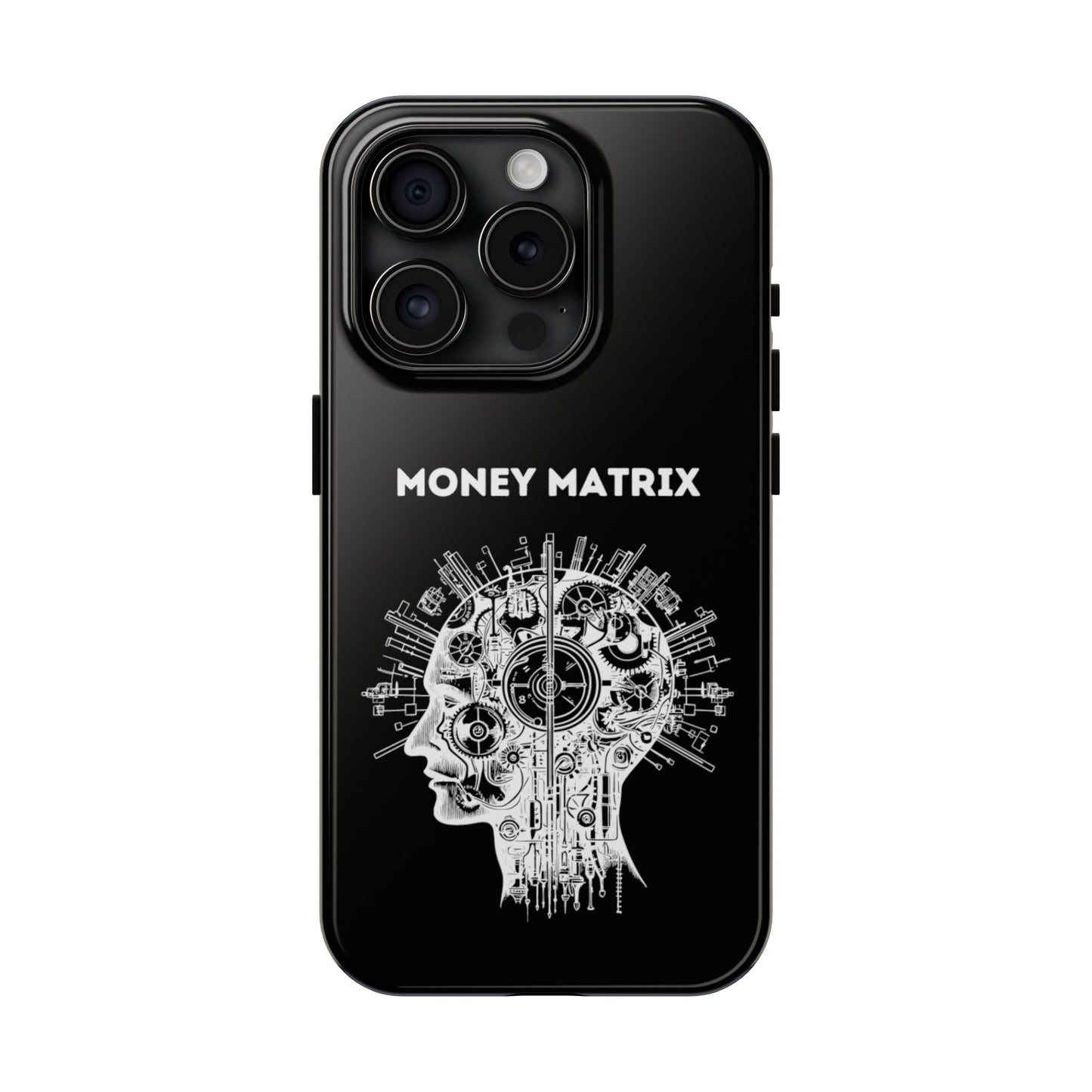 Money Matrix AI Black and White Tough Phone Case