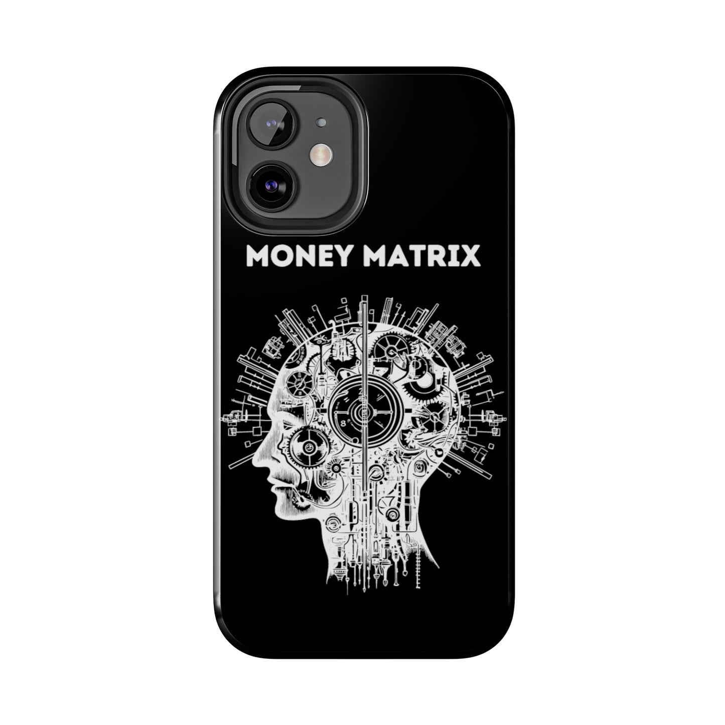 Money Matrix AI Black and White Tough Phone Case