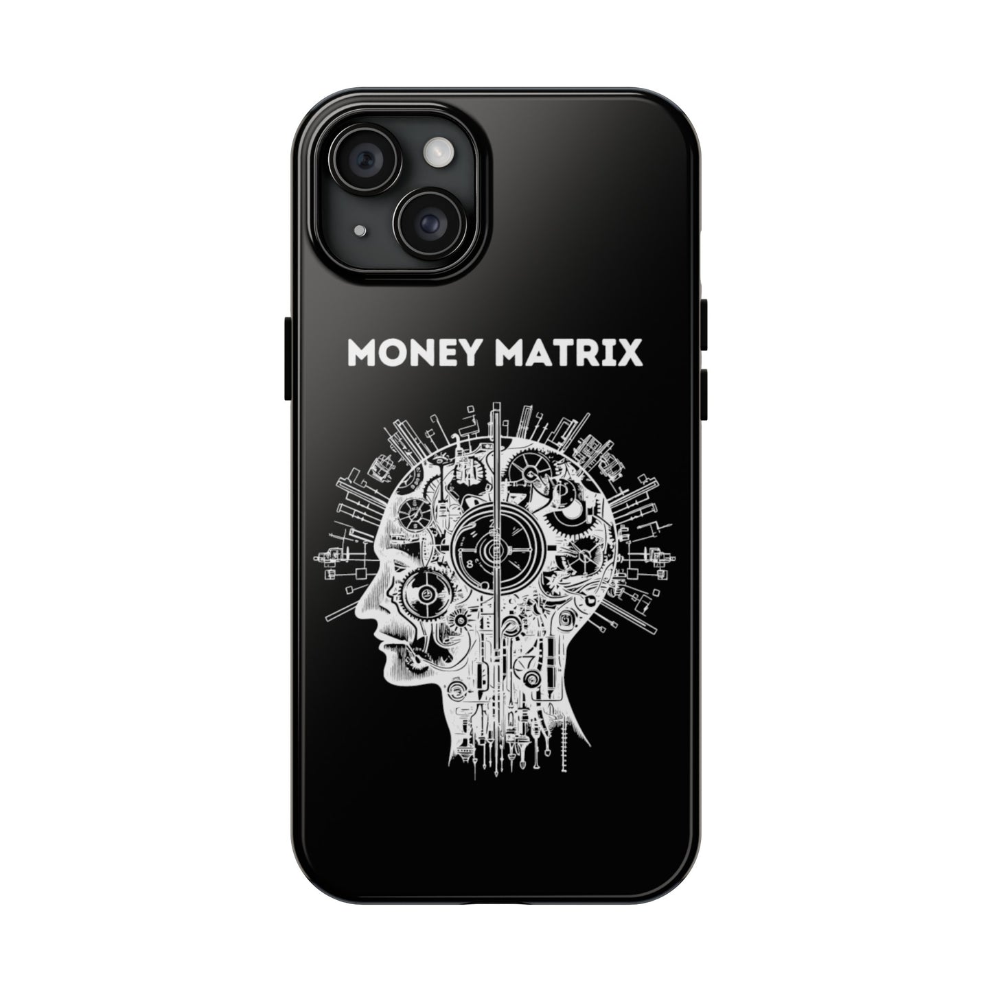 Money Matrix AI Black and White Tough Phone Case