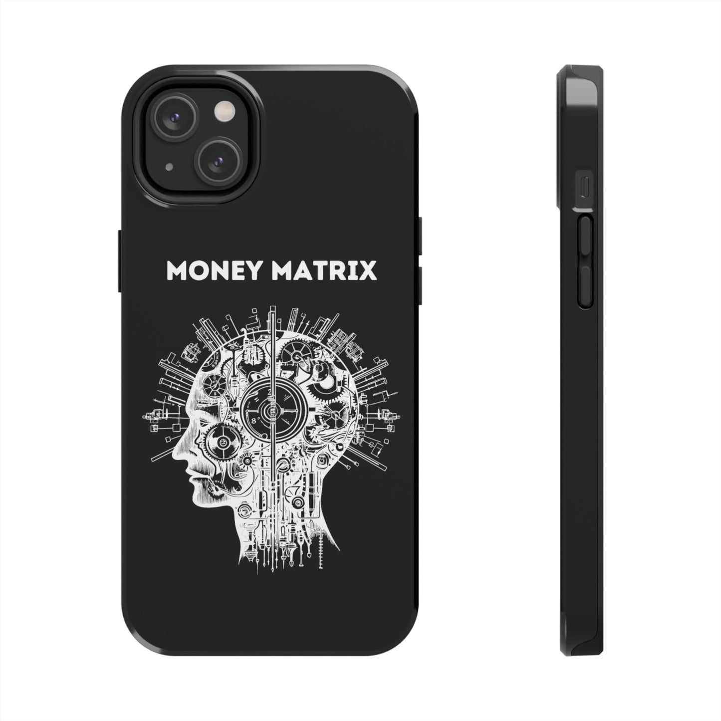 Money Matrix AI Black and White Tough Phone Case