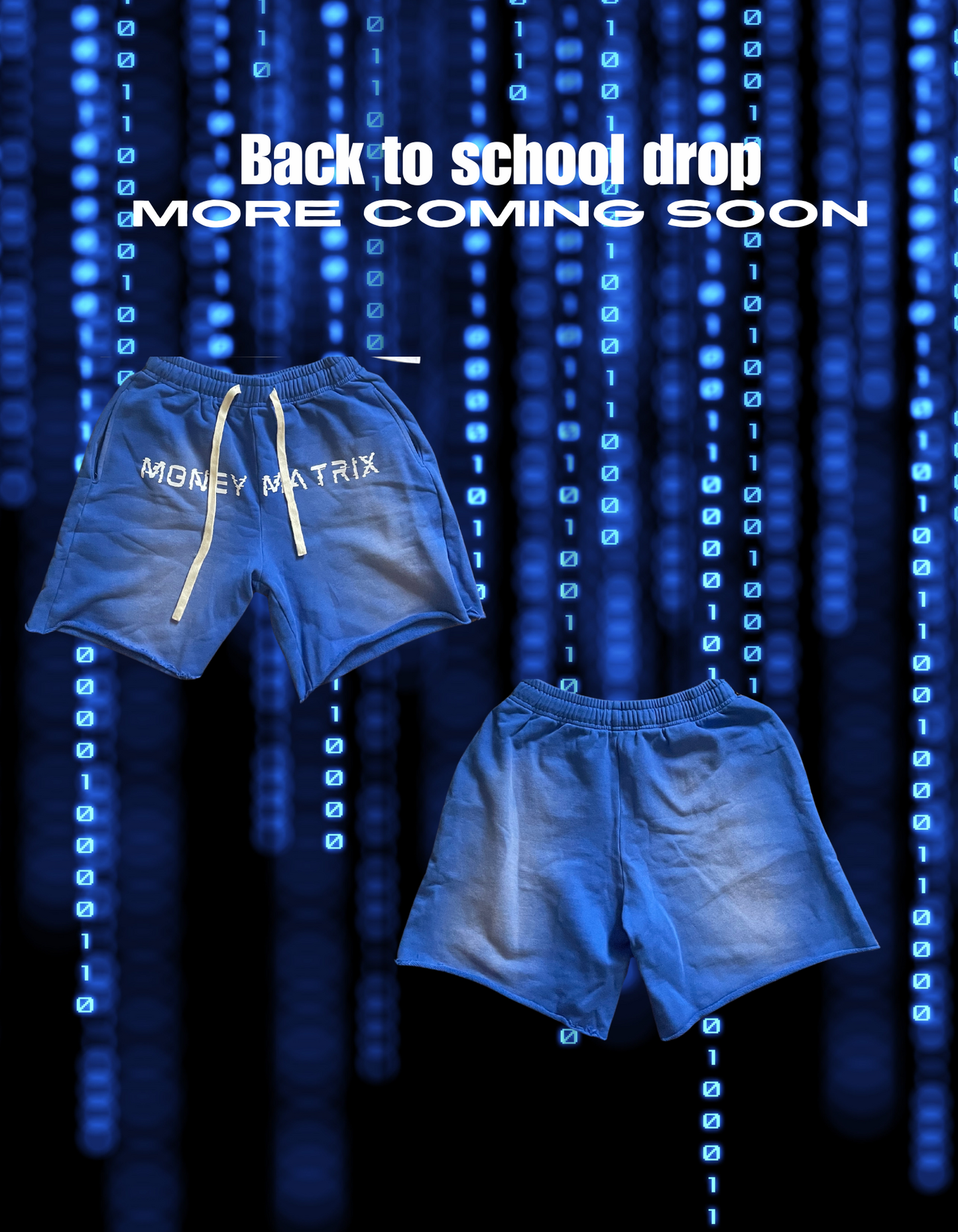 Money Matrix Shorts - Blue